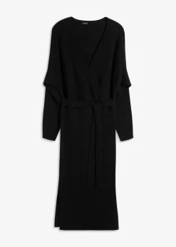 Strickkleid aus fließendem Viskose-Mix