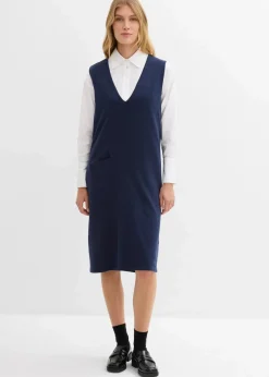 Strickkleid aus reiner Baumwolle