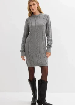 Strickkleid aus reiner Baumwolle