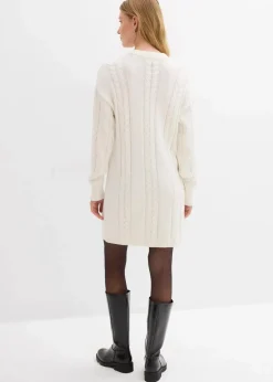 Strickkleid aus reiner Baumwolle