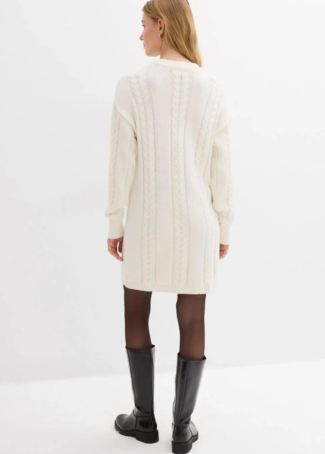 Strickkleid aus reiner Baumwolle