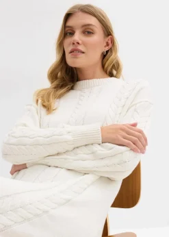 Strickkleid aus reiner Baumwolle