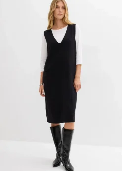 Strickkleid aus reiner Baumwolle