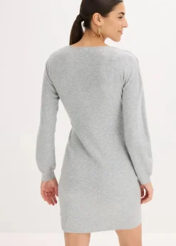 Strickkleid aus Viskose-Mix