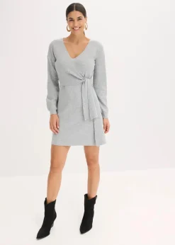 Strickkleid aus Viskose-Mix