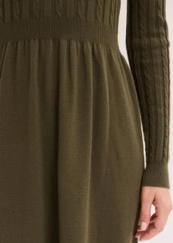 Strickkleid aus Viskose-Mix