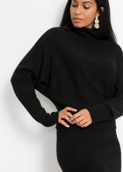 Strickkleid aus Viskose-Mix