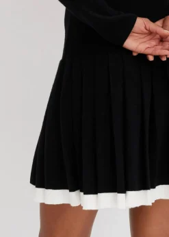 Strickkleid aus Viskose-Mix