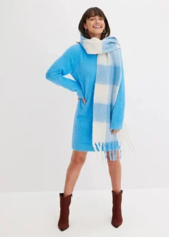 Strickkleid aus Viskose-Mix