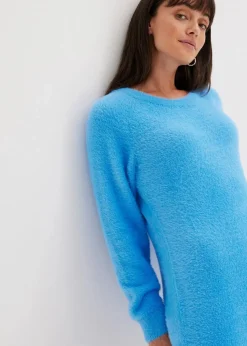 Strickkleid aus Viskose-Mix