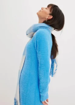 Strickkleid aus Viskose-Mix