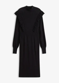 Strickkleid aus Viskose-Mix