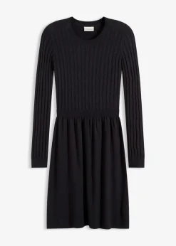 Strickkleid aus Viskose-Mix