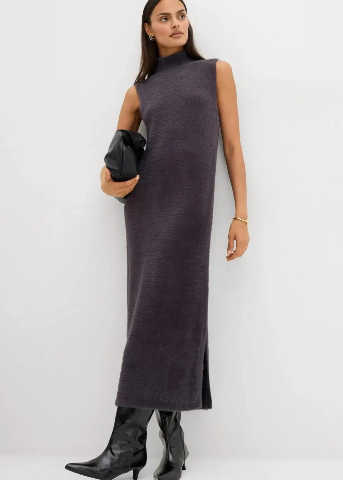 Strickkleid aus Viskose-Mix