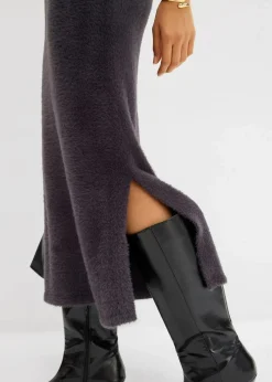 Strickkleid aus Viskose-Mix