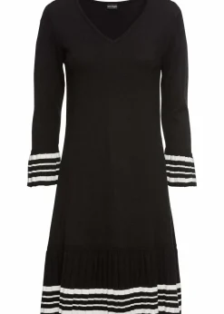 Strickkleid aus weichem Viskose- Mix