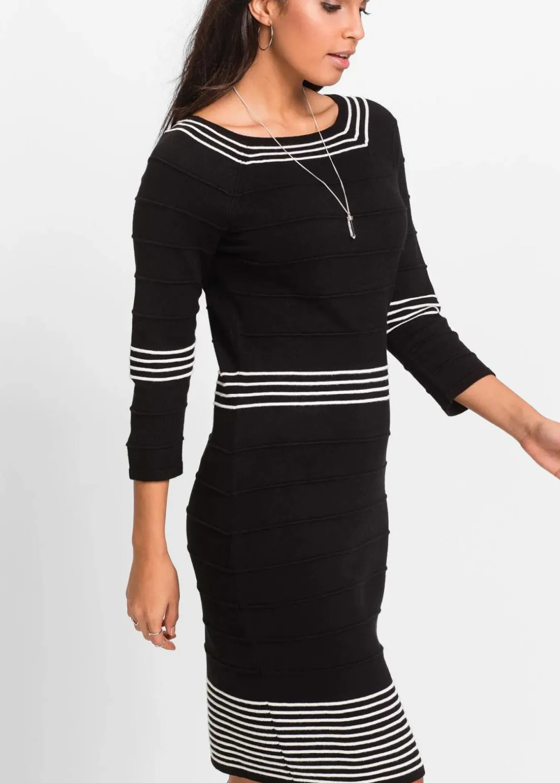 Strickkleid aus weichem Viskose-Mix