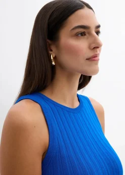 Strickkleid in A-Linie aus Viskose-Mix