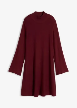 Strickkleid in A-Linie aus Viskose-Mix