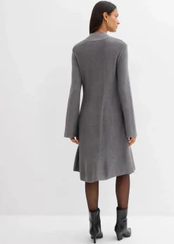 Strickkleid in A-Linie aus Viskose-Mix