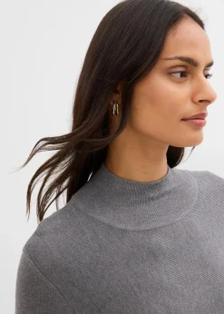 Strickkleid in A-Linie aus Viskose-Mix