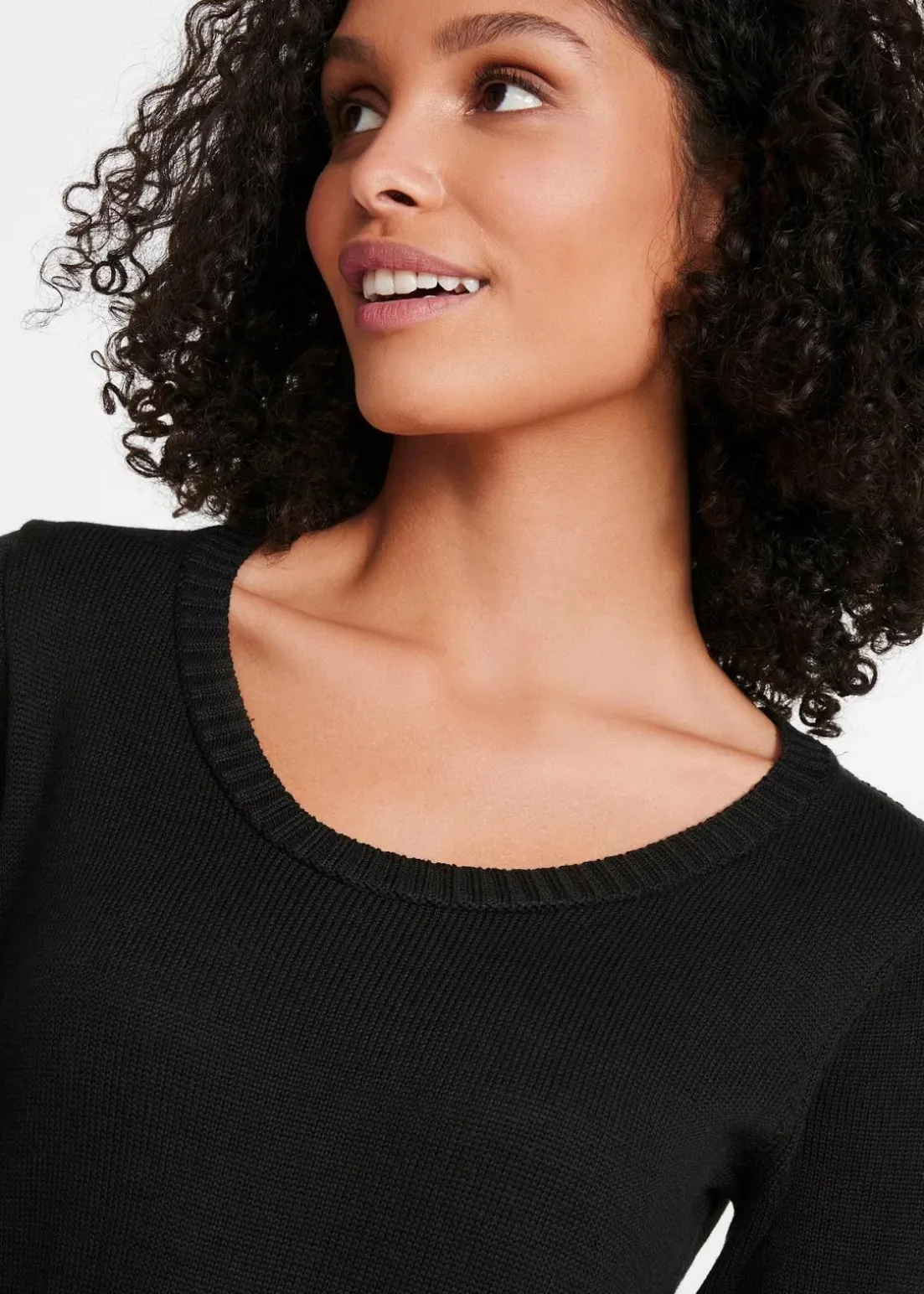 Strickkleid in ausgestellter Form