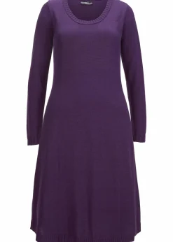 Strickkleid in ausgestellter Form