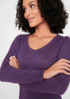 Strickkleid in ausgestellter Form