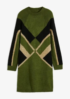 Strickkleid mit Glitzereffekt