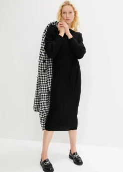 Strickkleid mit Gürtel (2-tlg.Set)