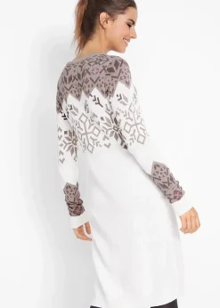 Strickkleid mit Norwegermuster