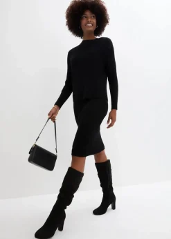 Strickkleid mit Pullunder 2tlg. Set