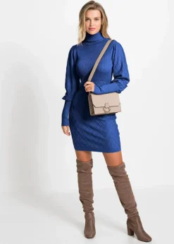 Strickkleid mit Rollkragen