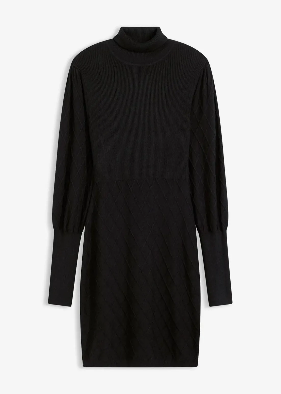 Strickkleid mit Rollkragen