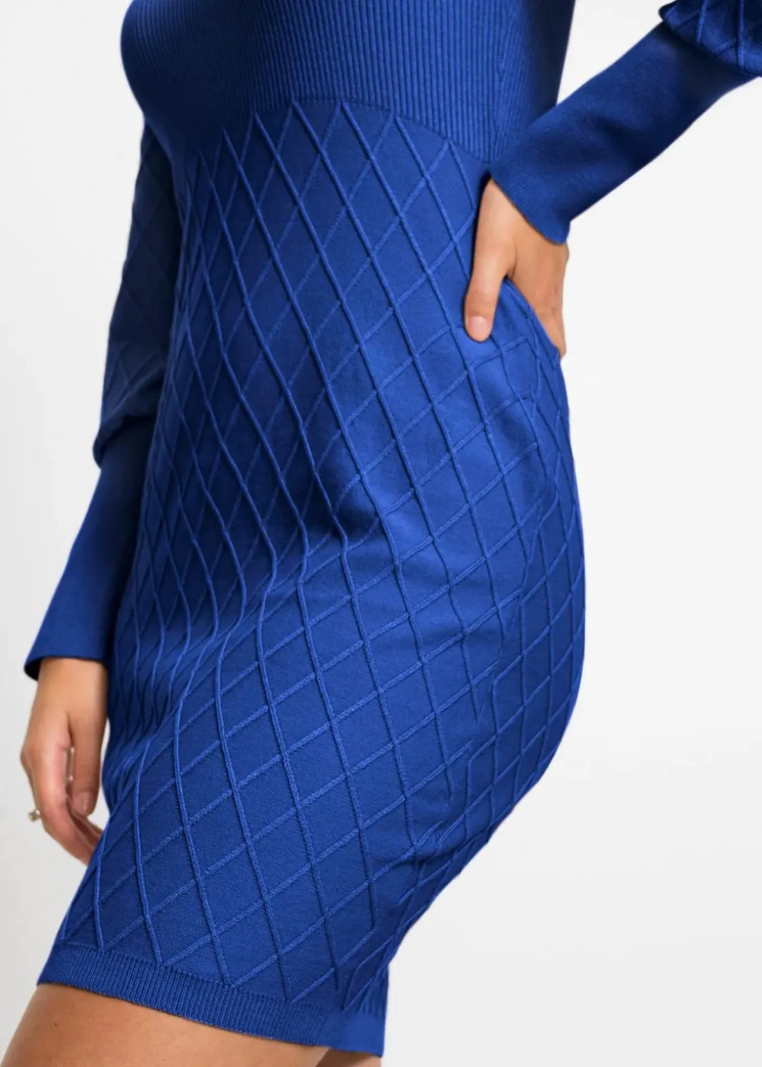 Strickkleid mit Rollkragen