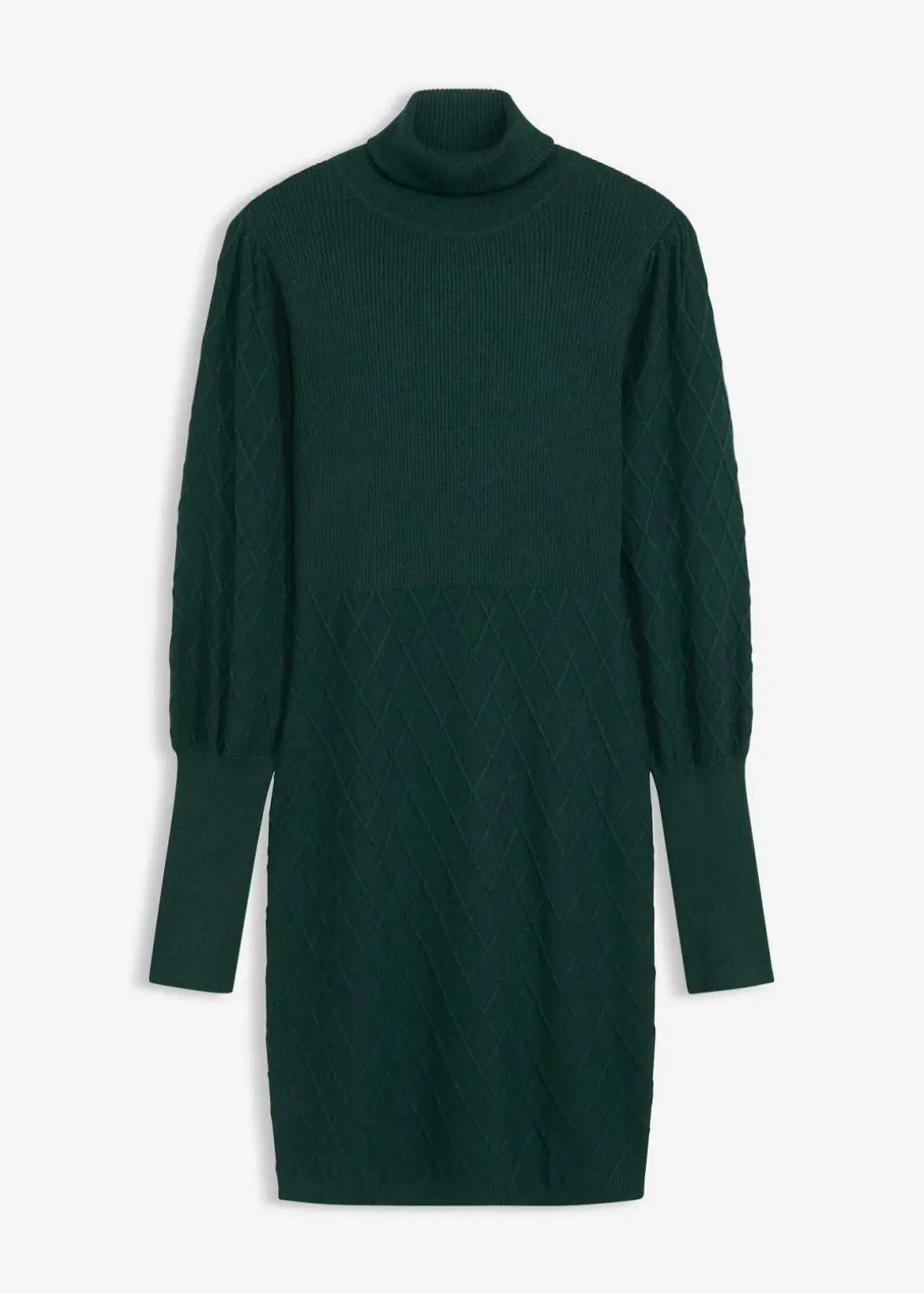 Strickkleid mit Rollkragen