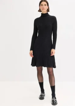 Strickkleid mit Rollkragen