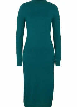 Strickkleid mit Stehkragen