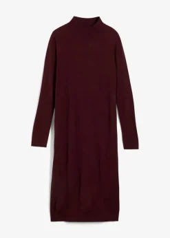 Strickkleid mit Stehkragen