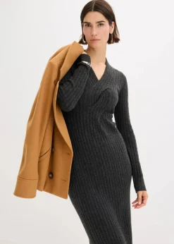 Strickkleid mit Wollanteil