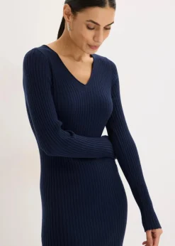 Strickkleid und Weste (2-tlg.Set)