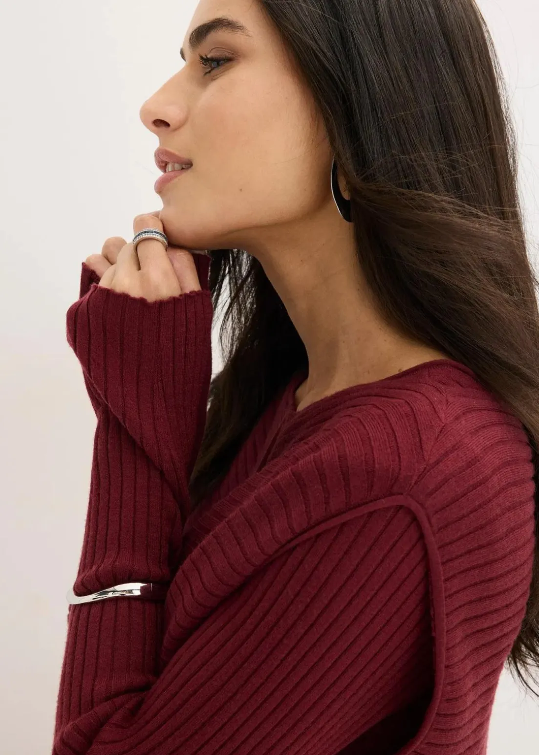 Strickkleid und Weste (2-tlg.Set)