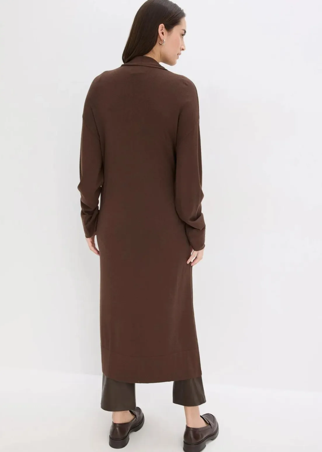 Strickmantel aus softem Viskose-Mix