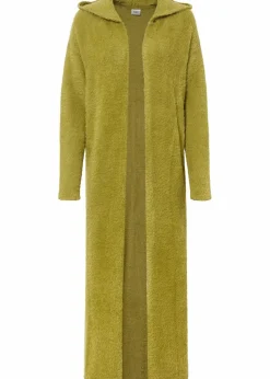 Strickmantel aus weichem Federgarn