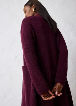 Strickmantel mit Alpaka