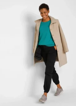 Strick-Pullover mit Rundhals-Ausschnitt