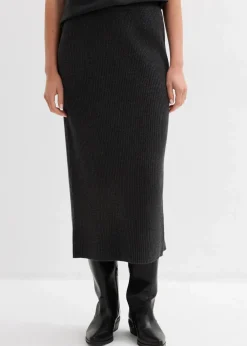 Strickrock aus reiner Baumwolle