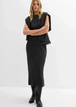 Strickrock aus reiner Baumwolle