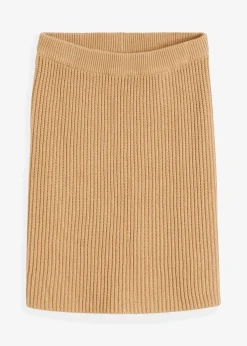 Strickrock aus reiner Baumwolle