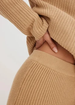 Strickrock aus reiner Baumwolle